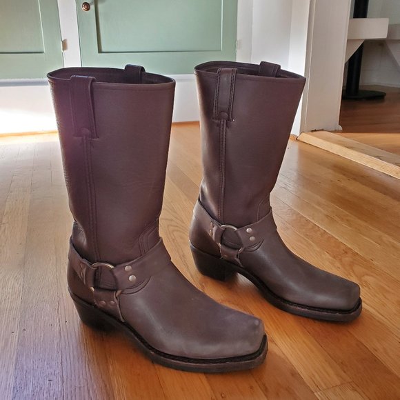 Frye Harness Boots 8M - Picture 1 of 4